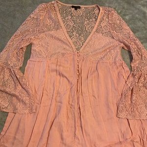Pretty pink lace dress
